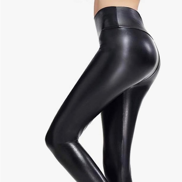 Faux Leather Leggings - Picture 1 of 4